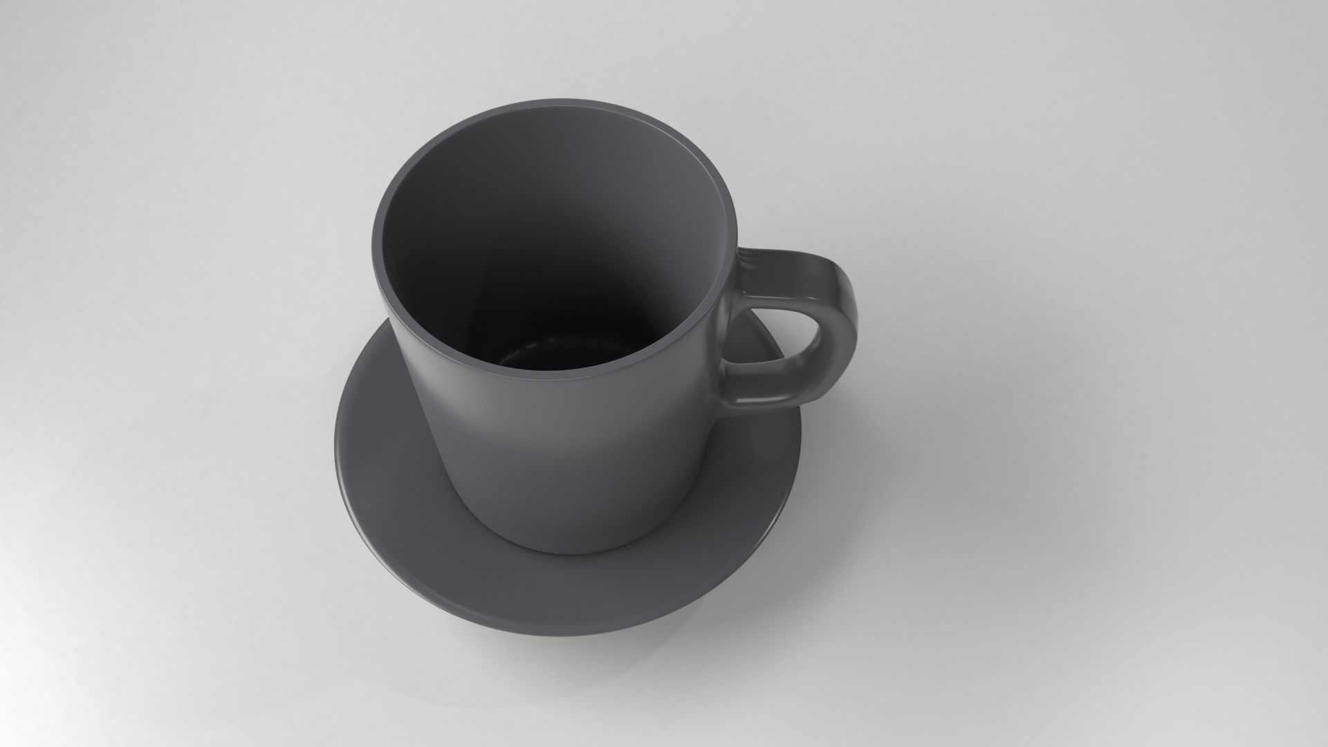 Cup and Saucer 10 3D model_2