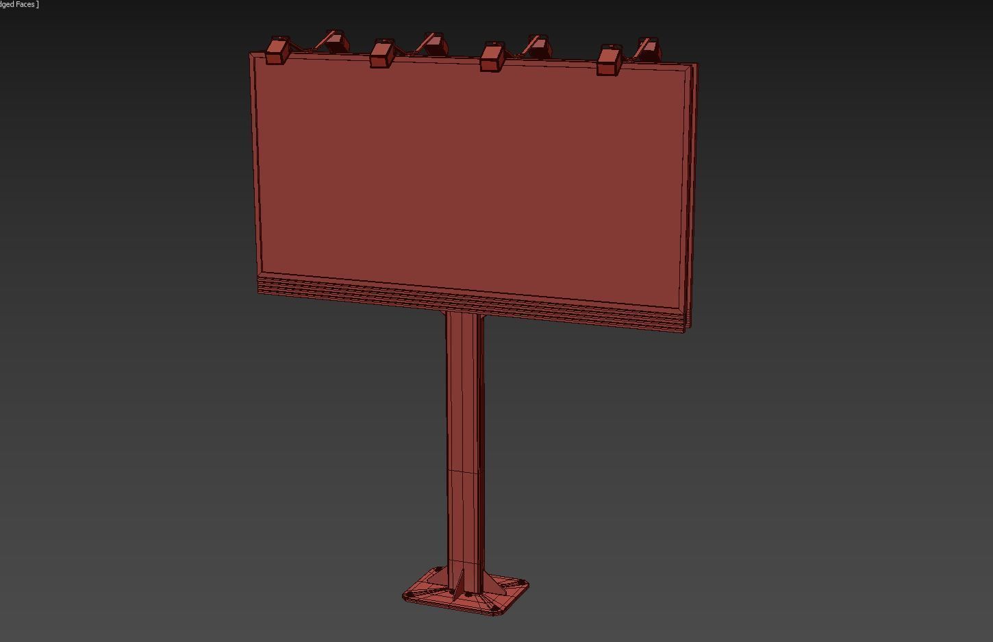 Billboard 3D model_2