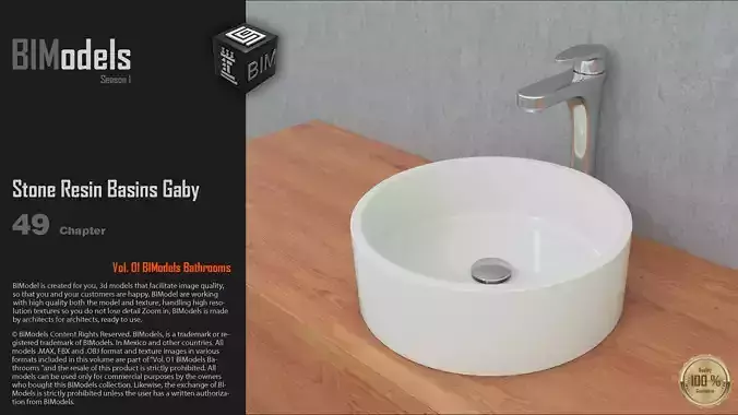 0149 Stone Resin Basins Gaby