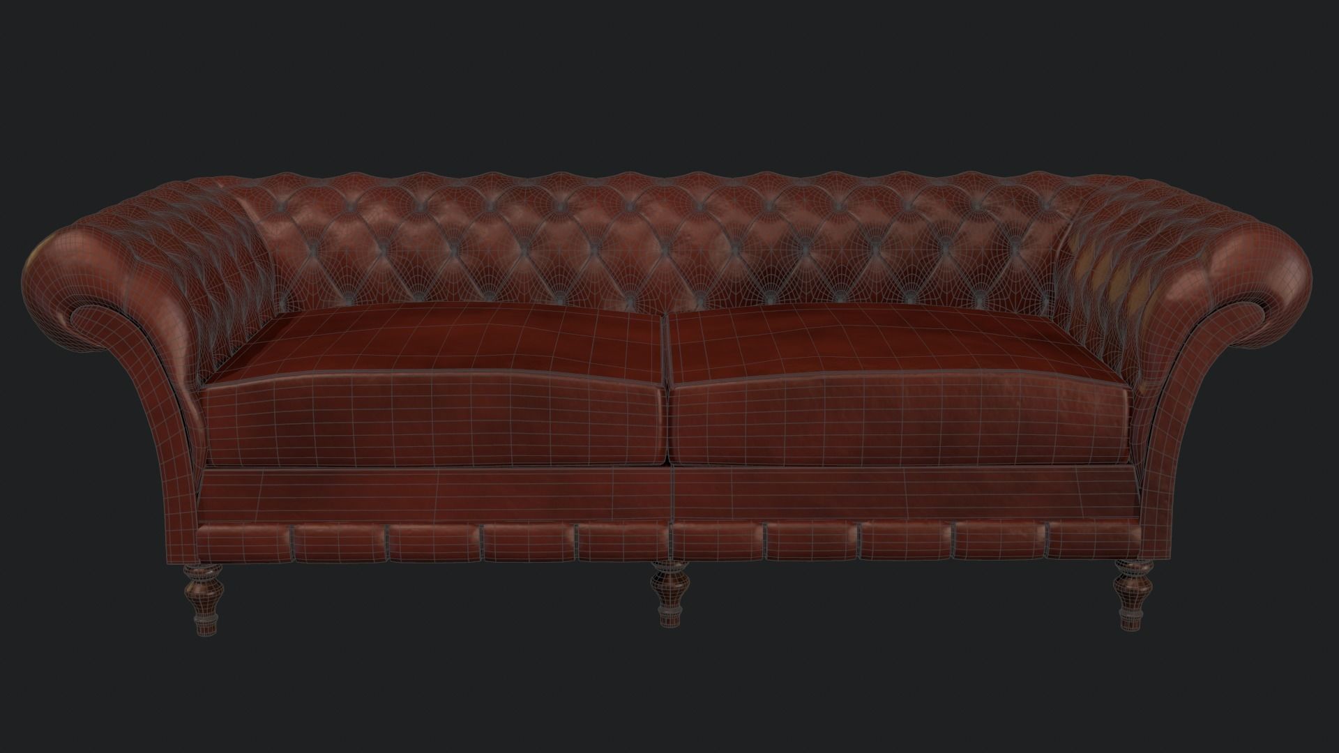 For interior Sofa - Leather 3D model_4