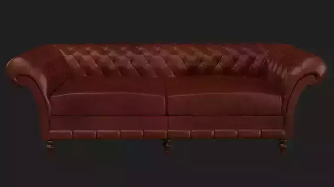 For interior Sofa - Leather 3D model