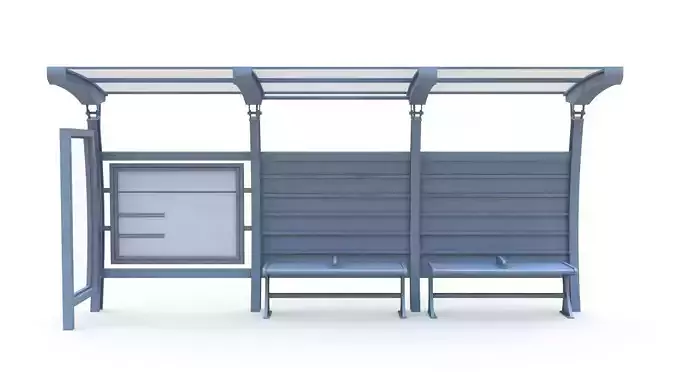 Bus Stop 06 3D model