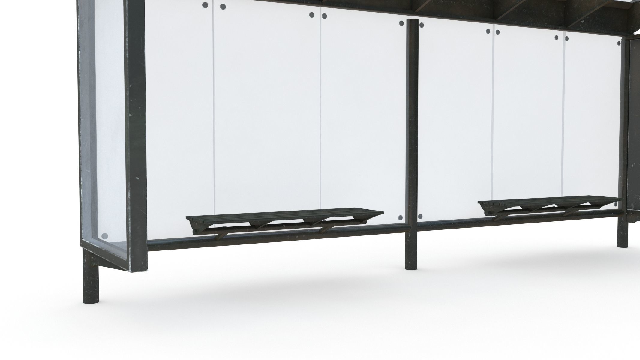 Bus Stop 07 3D model_5