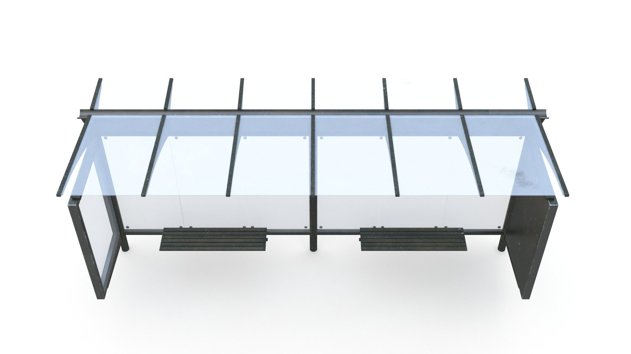 Bus Stop 07 3D model_2