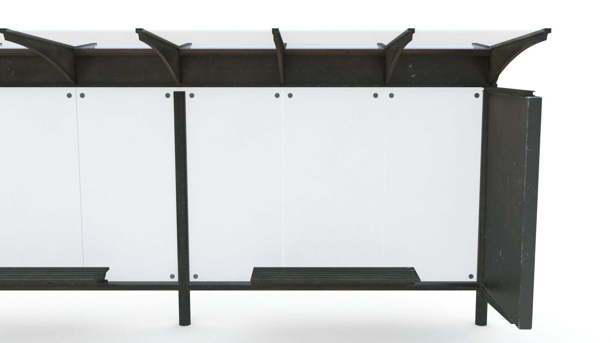 Bus Stop 07 3D model_3