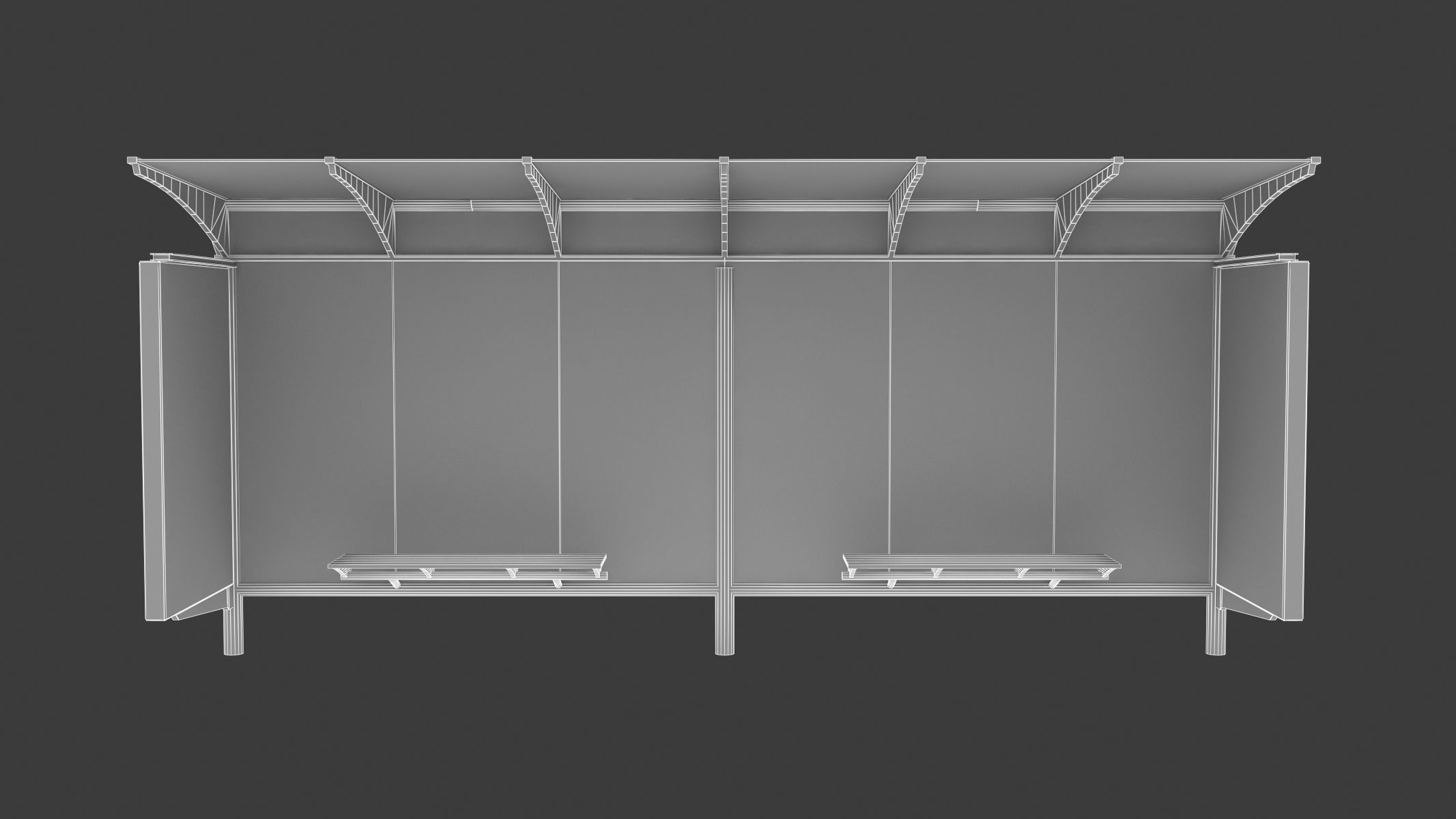 Bus Stop 07 3D model_6