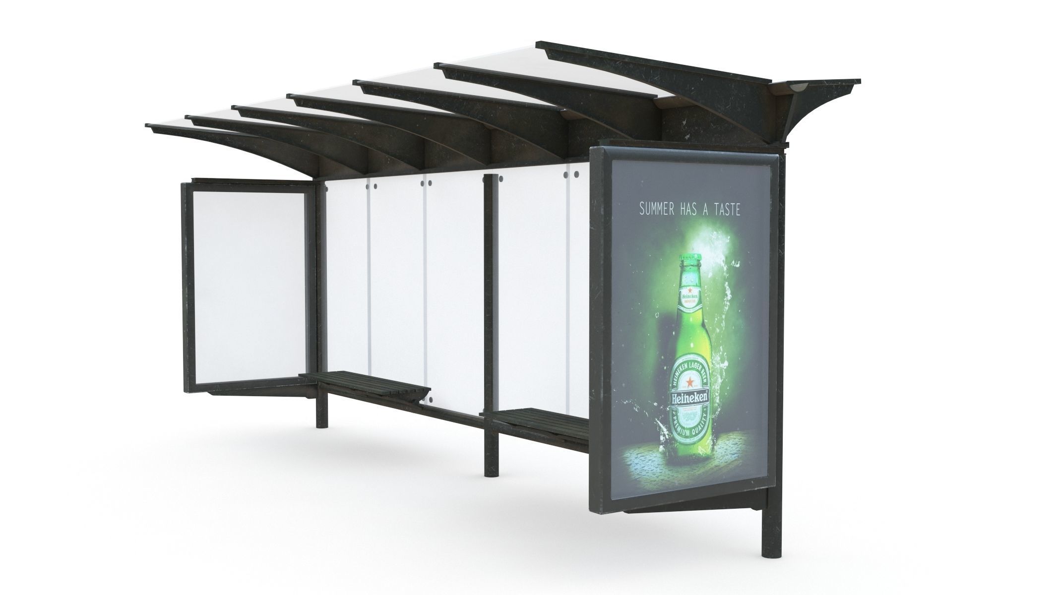 Bus Stop 07 3D model_1