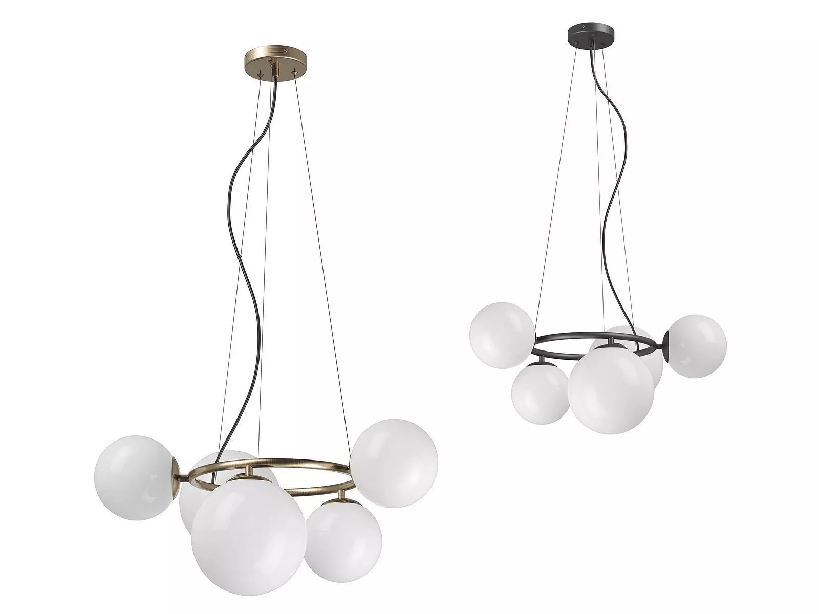81505x Globo Lightstar Chandelier 3D model_0