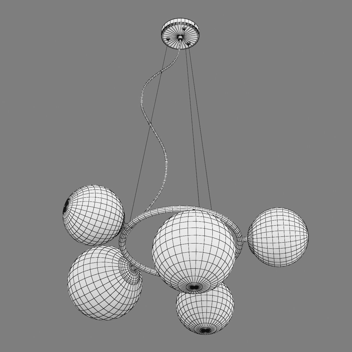 81505x Globo Lightstar Chandelier 3D model_7
