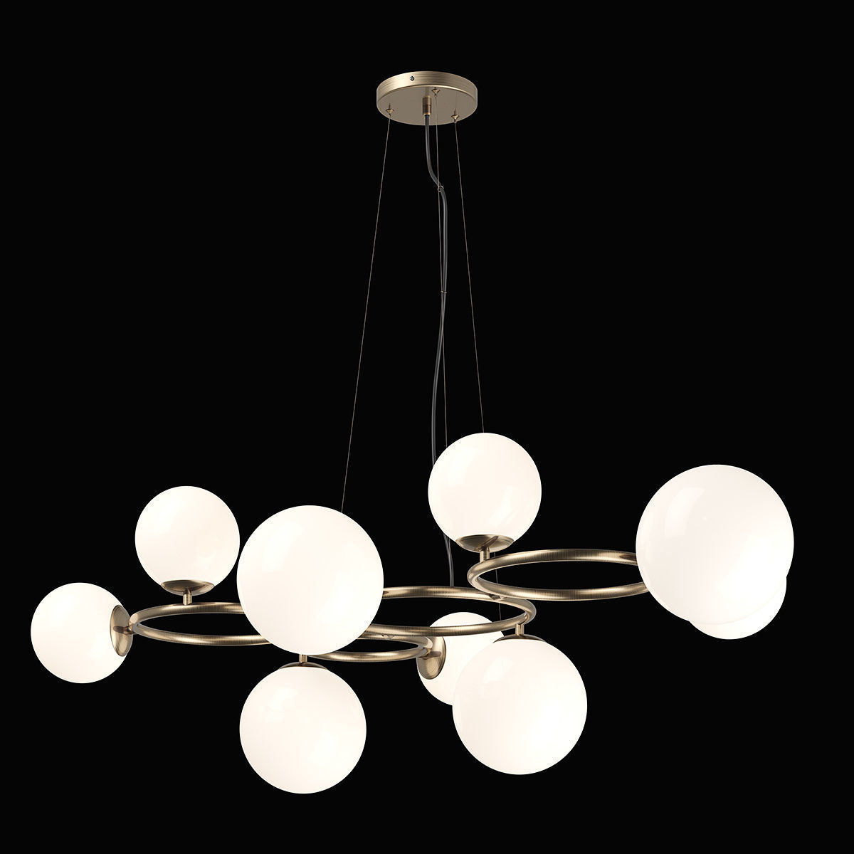 81509x Globo Lightstar Chandelier 3D model_3