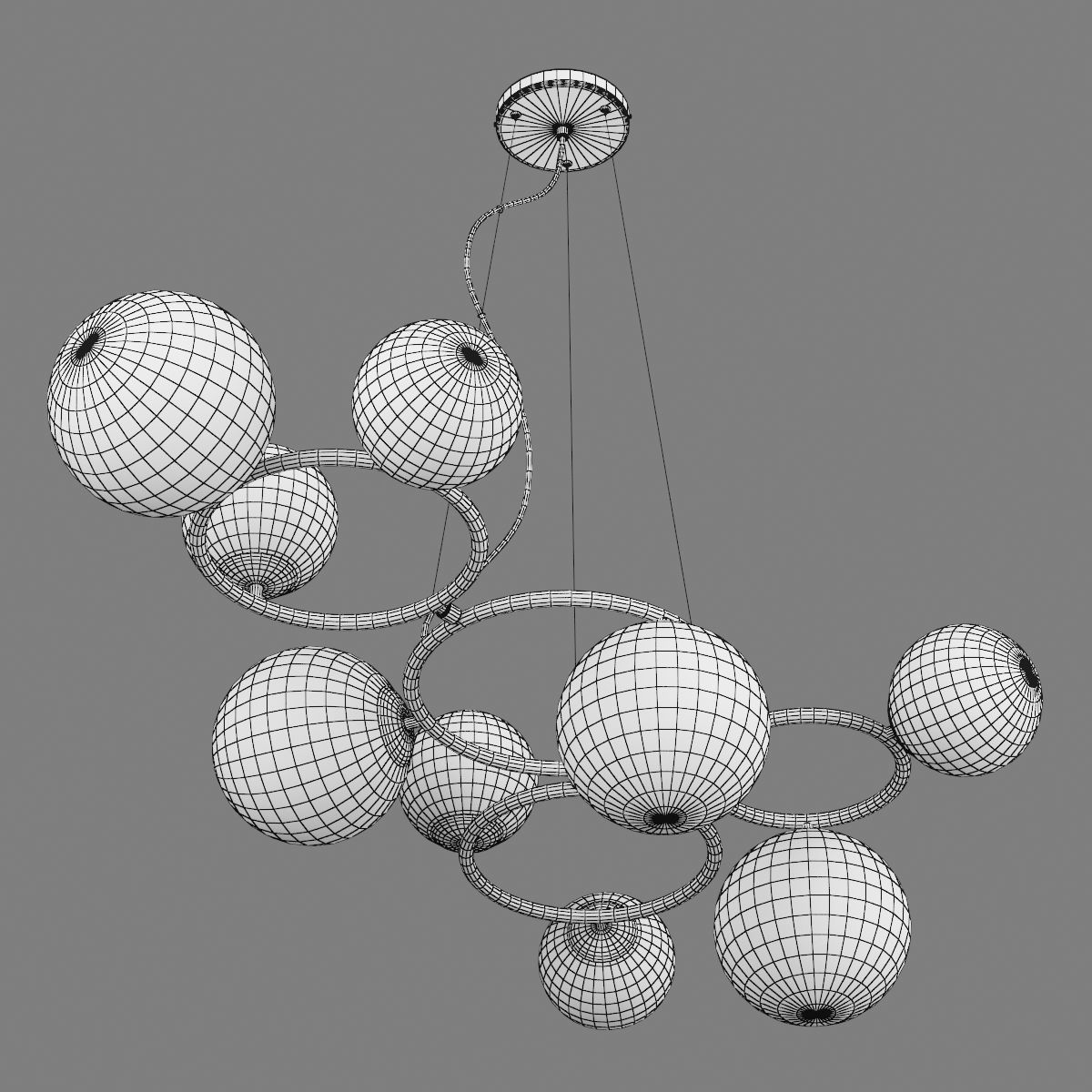 81509x Globo Lightstar Chandelier 3D model_7
