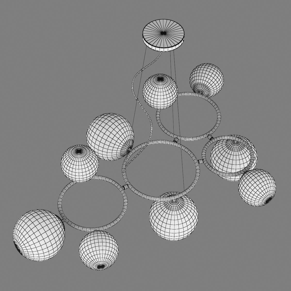 81509x Globo Lightstar Chandelier 3D model_8