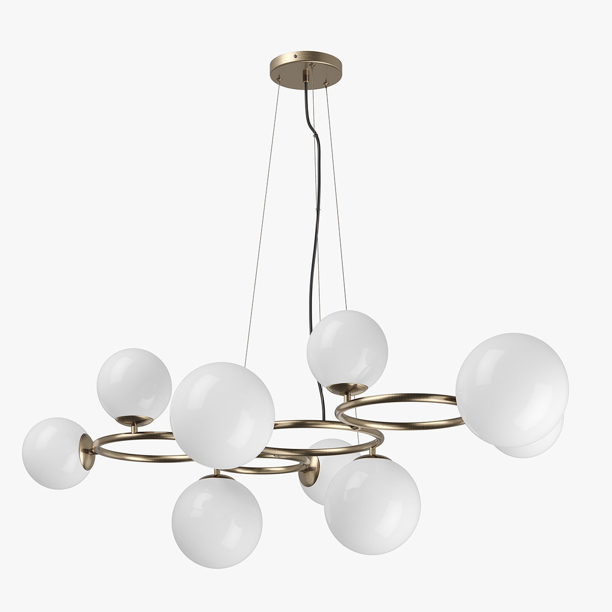 81509x Globo Lightstar Chandelier 3D model_2