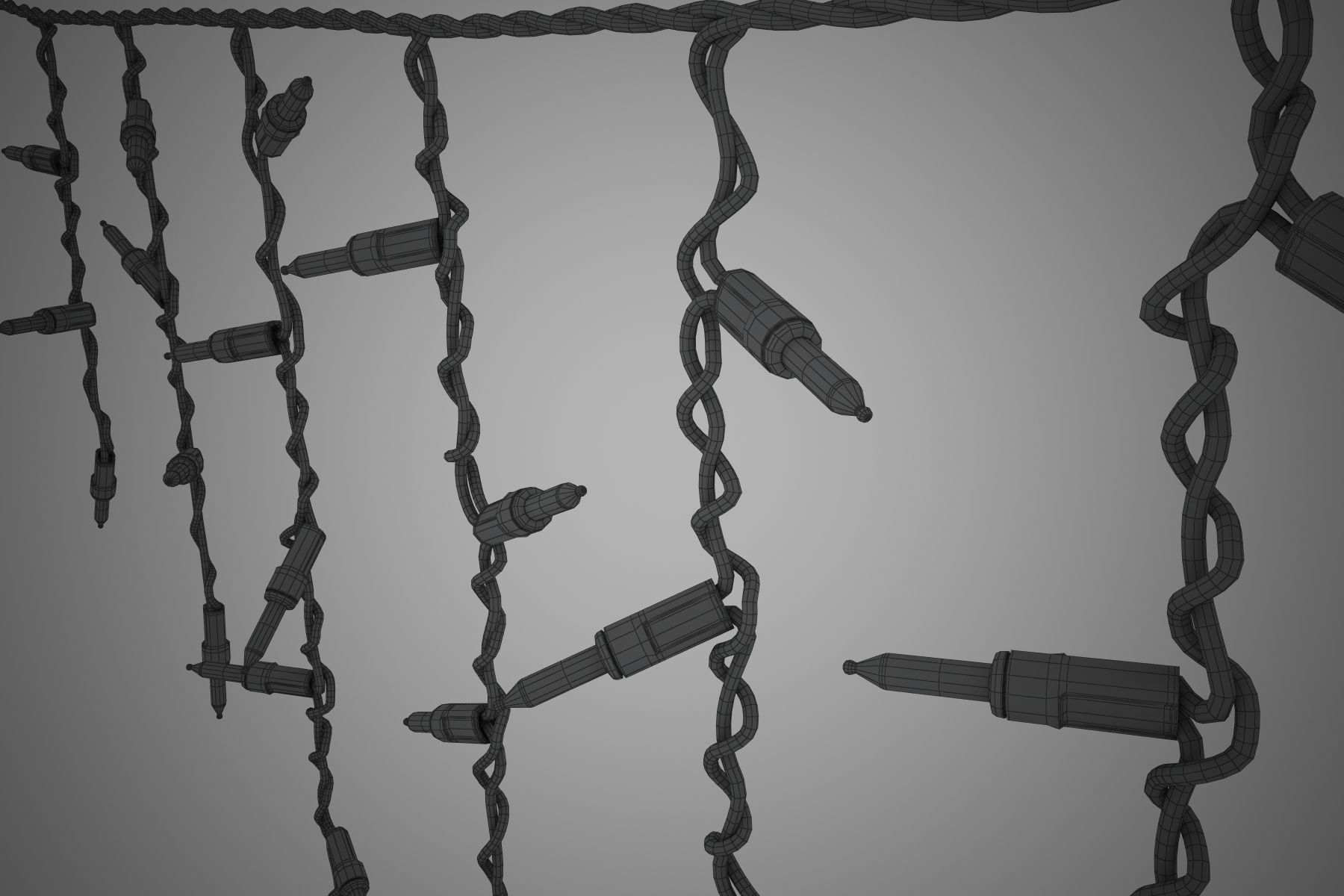 Strings Christmas Light V3 3D model_6