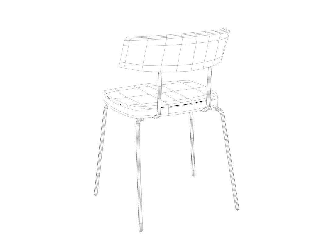 Nordica chair 3D model_8