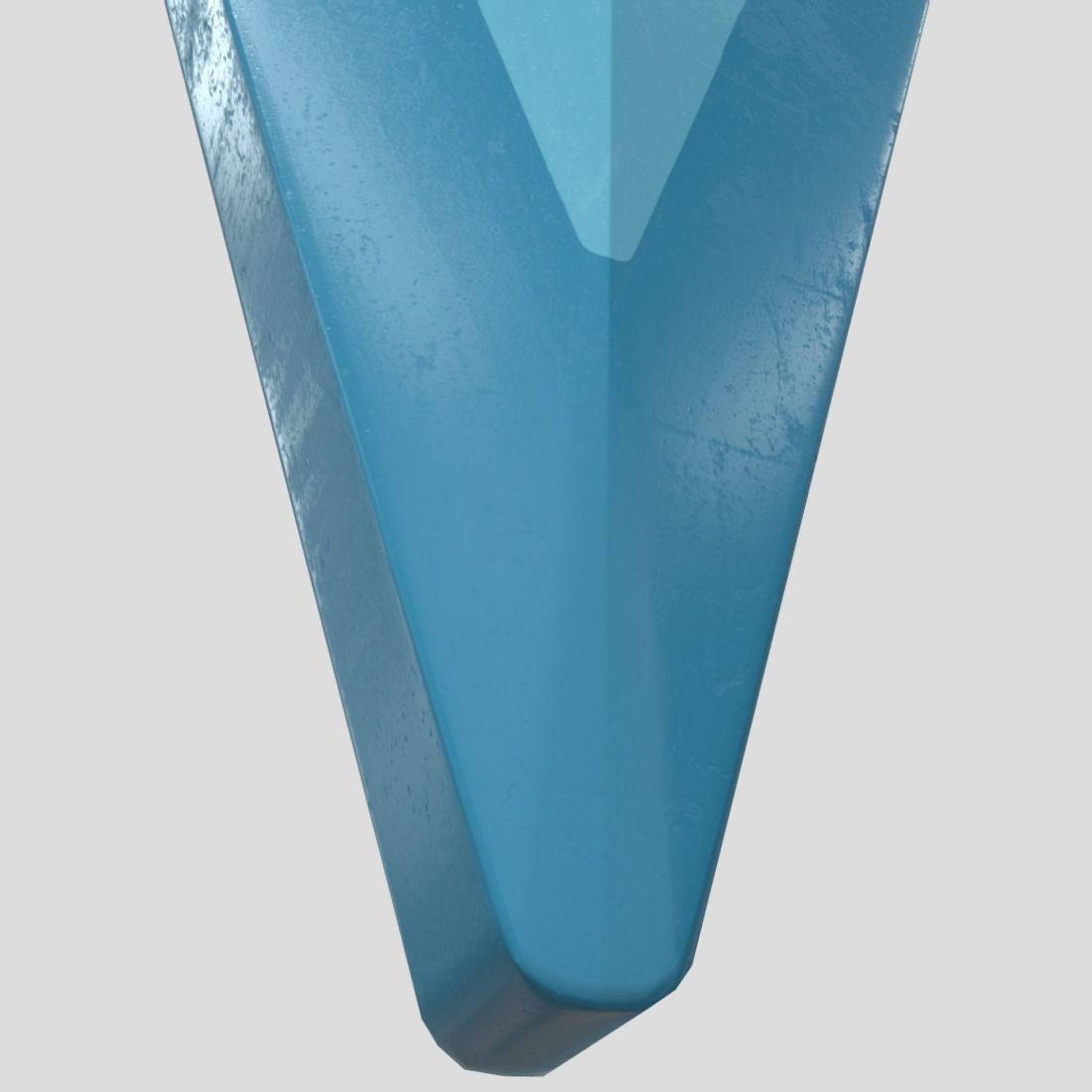 Arrow 2 triangle Low-poly 3D model_11