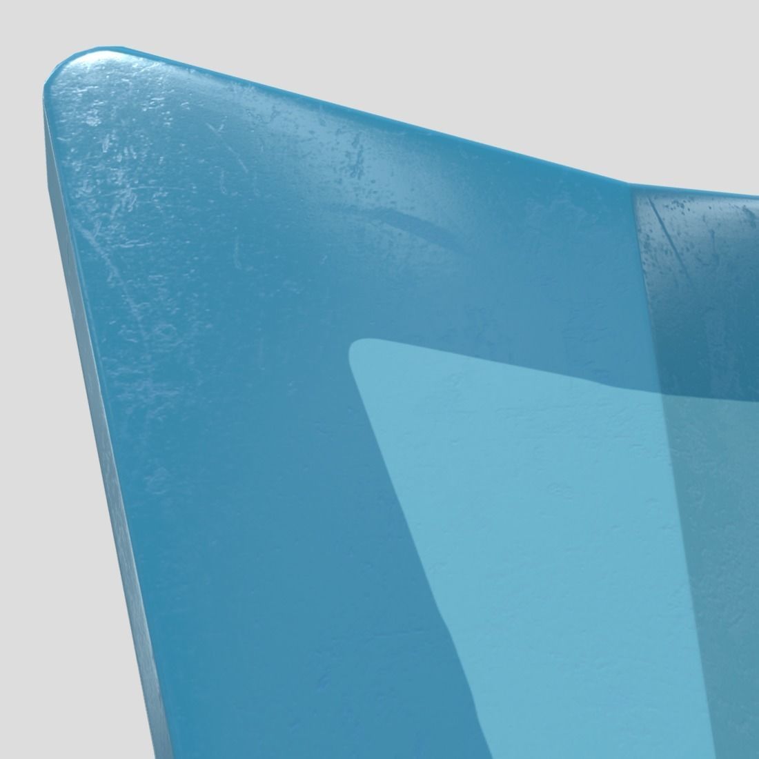 Arrow 2 triangle Low-poly 3D model_10