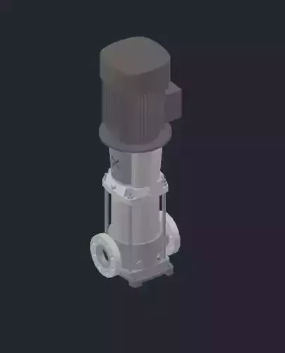 Pump Grundfos Free 3D model