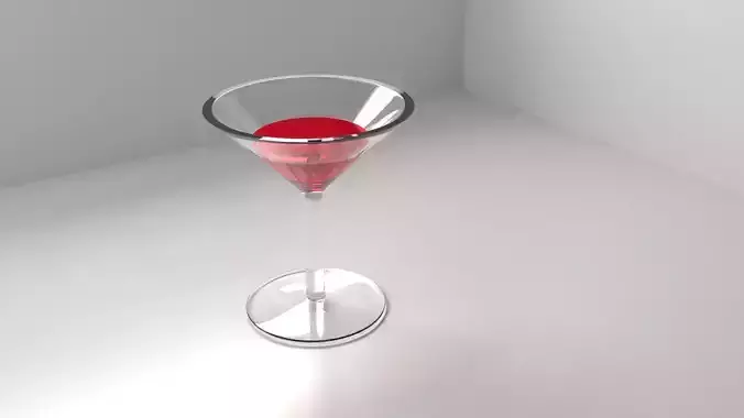 Wine Glass 5 with Liquid