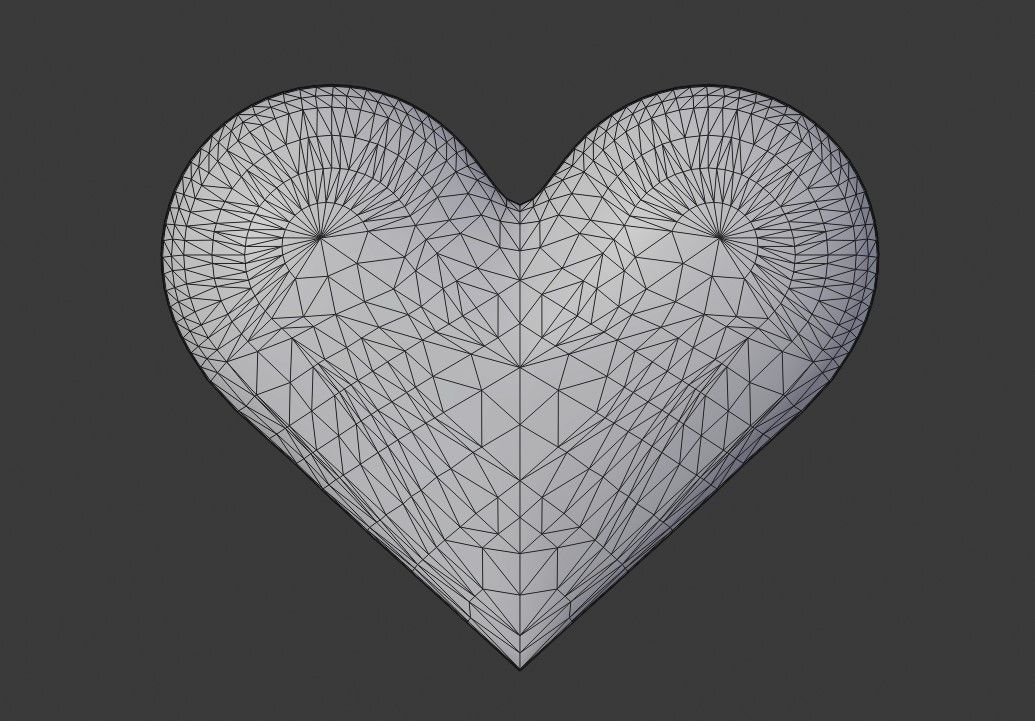 Heart High Poly - Material - Coracao 3D model_8