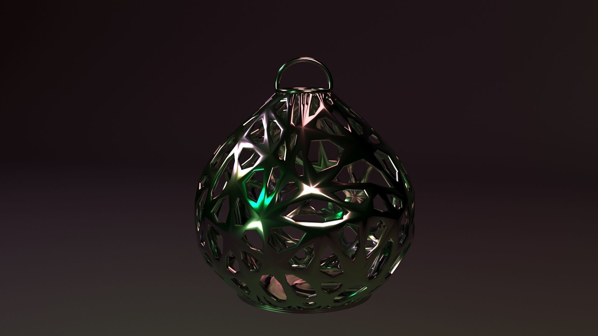 christmas ball 3D print model_1