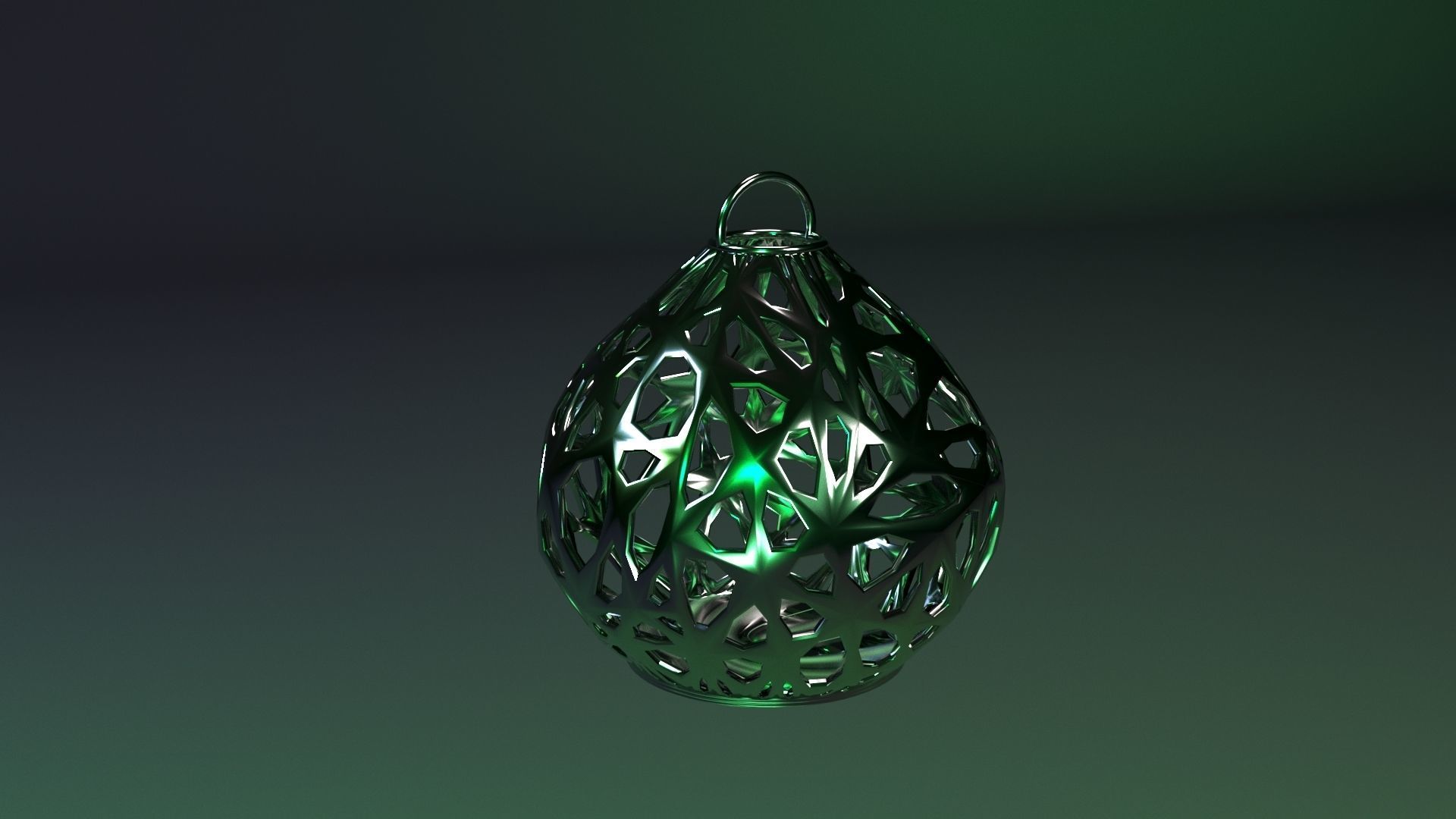 christmas ball 3D print model_2