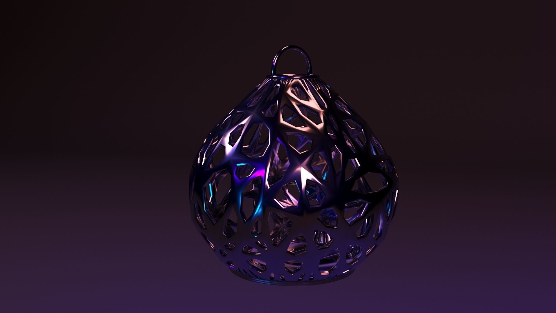 christmas ball 3D print model_4