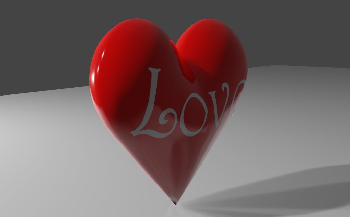 Heart High Poly - Textured - Coracao 3D model_7