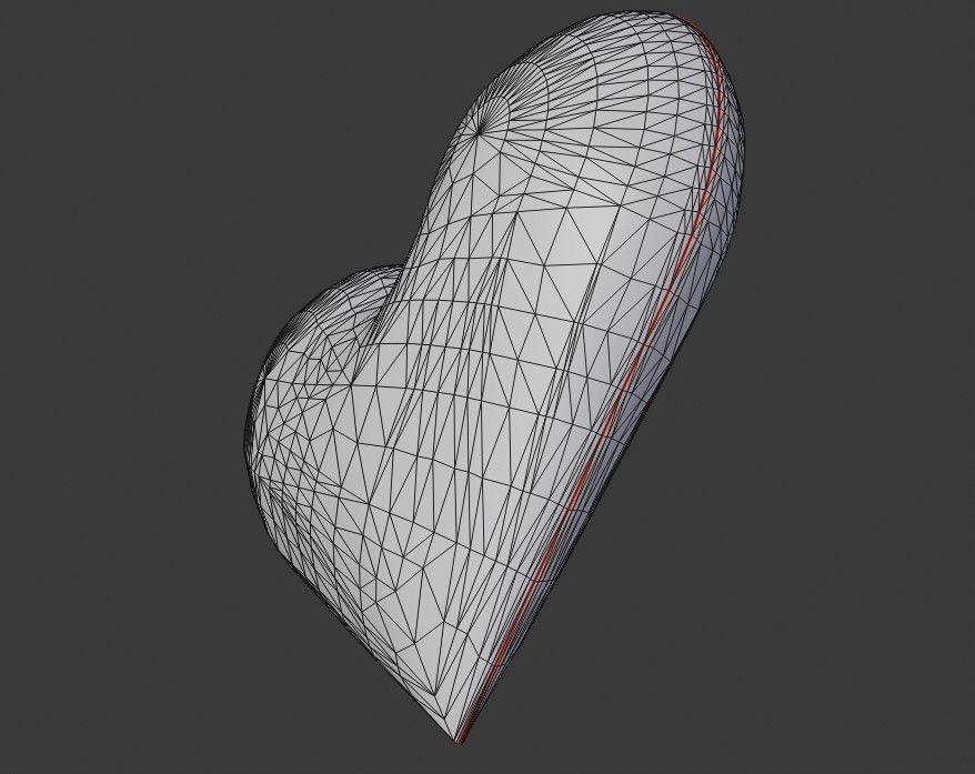 Heart High Poly - Textured - Coracao 3D model_8