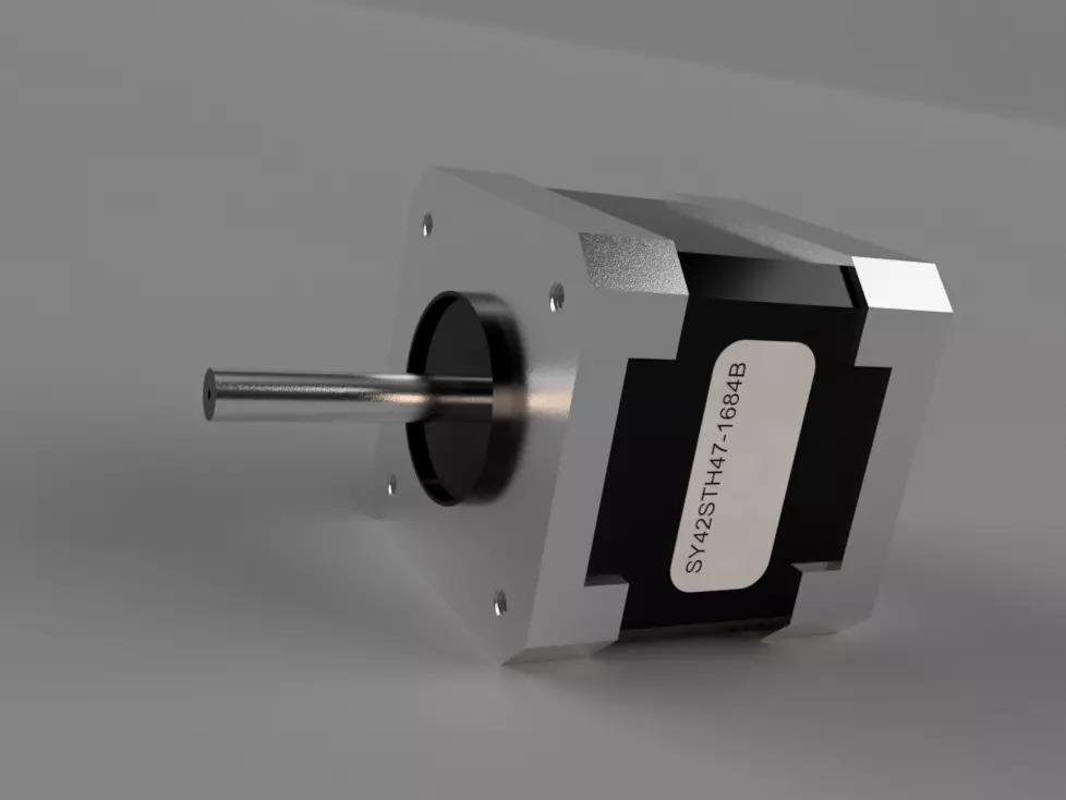 Stepper motor NEMA17 Free low-poly 3D model