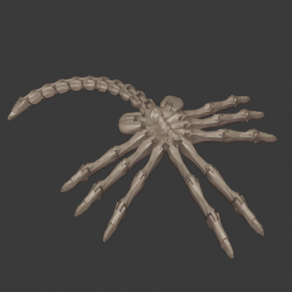 Alien Egg Dice Tower with print in place Facehugger 3D print model_2