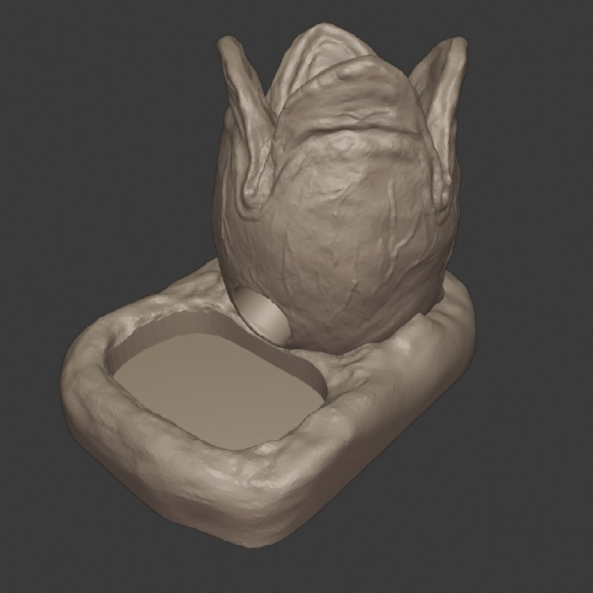 Alien Egg Dice Tower with print in place Facehugger 3D print model_1