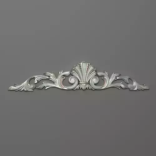 Cartouche decorative ornate piece