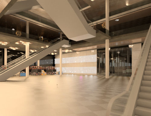 Revit Skyscraper Design for Mixed Use 3D model_11