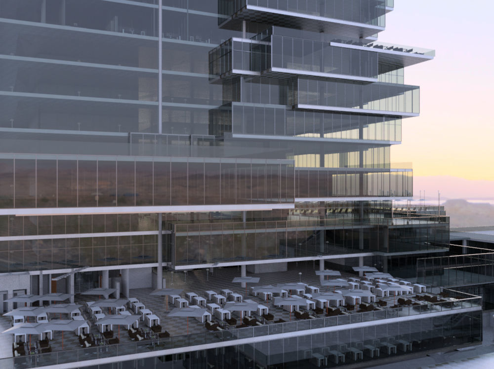 Revit Skyscraper Design for Mixed Use 3D model_12