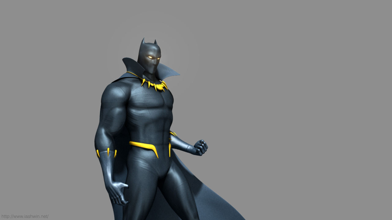 Black Panther Rig - Legacy Free 3D model_5