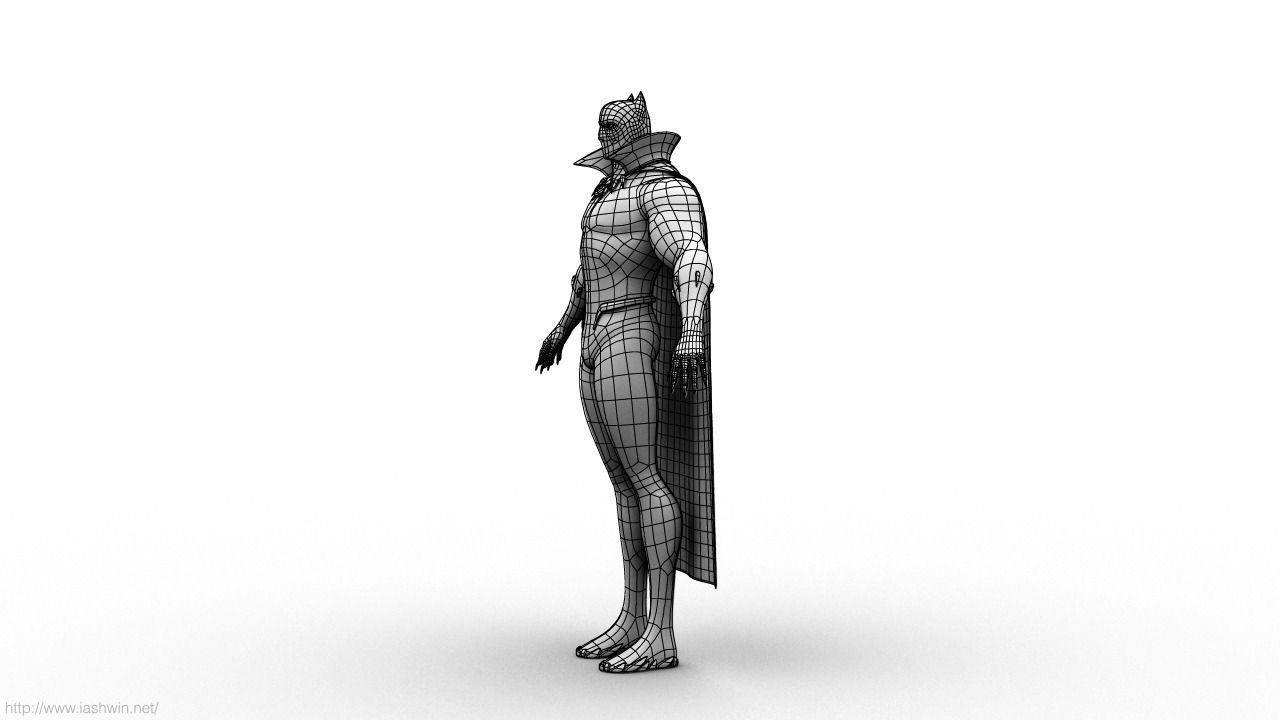 Black Panther Rig - Legacy Free 3D model_21