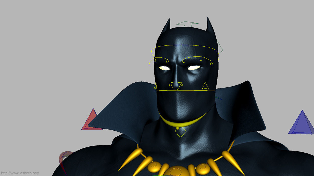 Black Panther Rig - Legacy Free 3D model_25