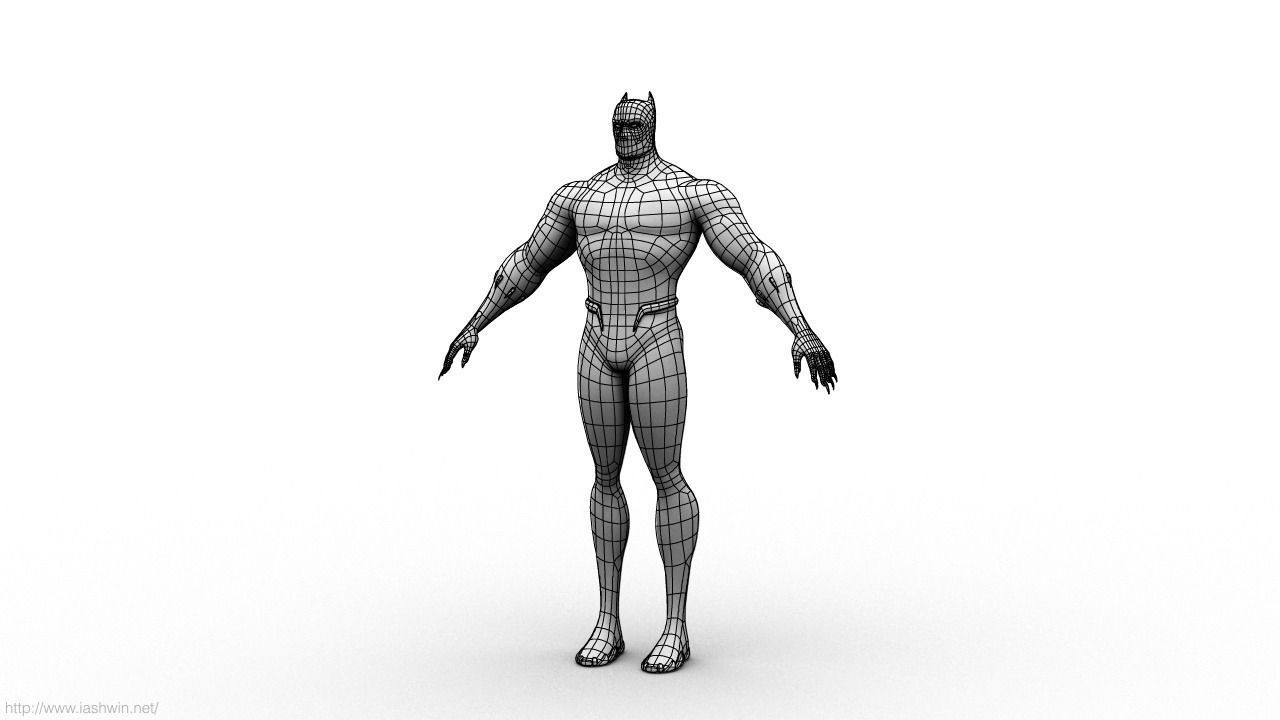 Black Panther Rig - Legacy Free 3D model_18