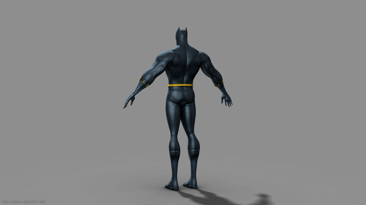Black Panther Rig - Legacy Free 3D model_12