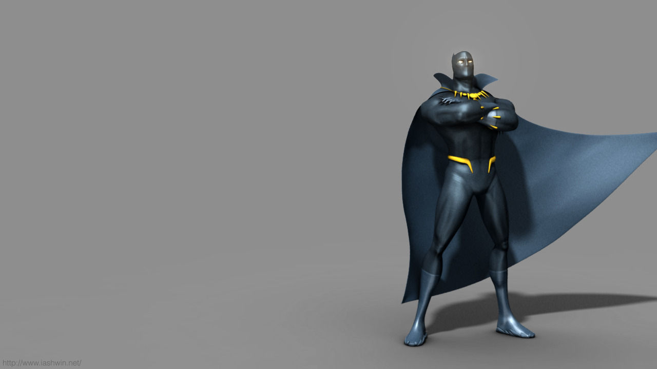 Black Panther Rig - Legacy Free 3D model_1