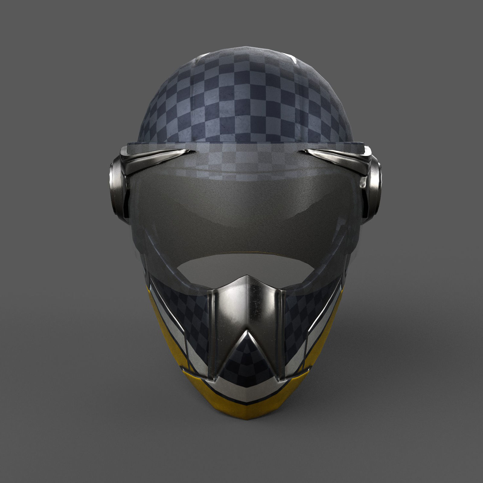 Helmet scifi military combat racer Generic sport scifi human 3d  Low-poly 3D model_2