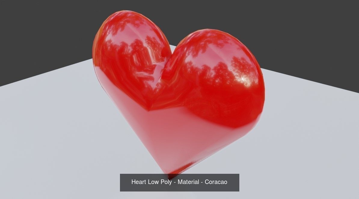 Heart Full Pack - 6 Models - High Poly to Low Poly 3D Model Collection_10