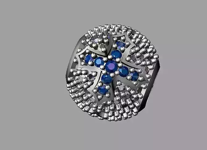 Cross Diamond Bead