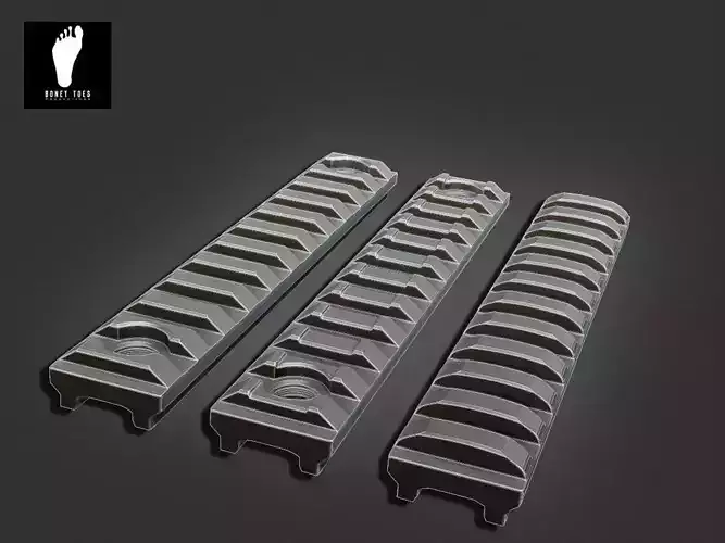 3D Picatinny Rails 3D model