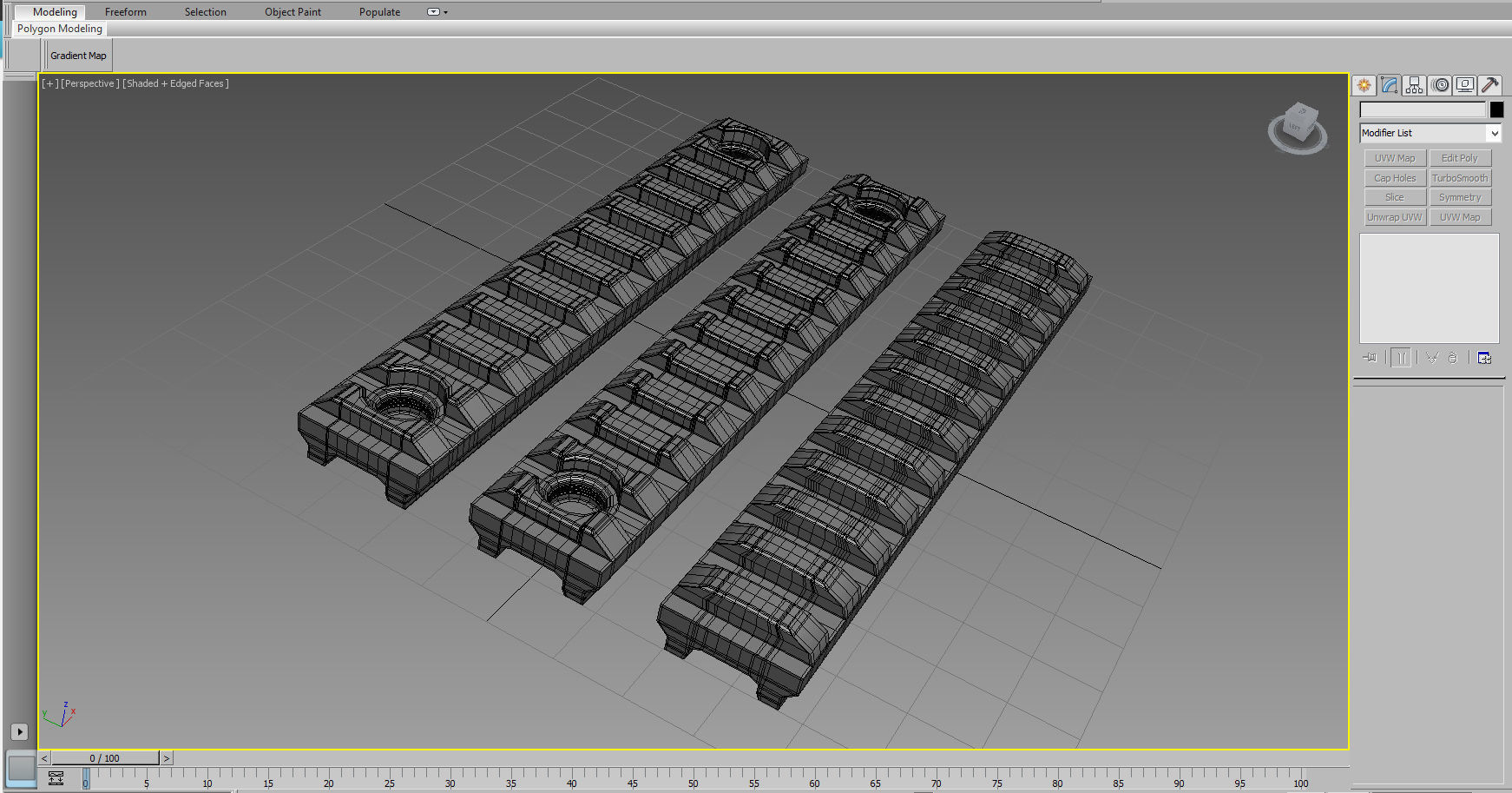 3D Picatinny Rails 3D model_4