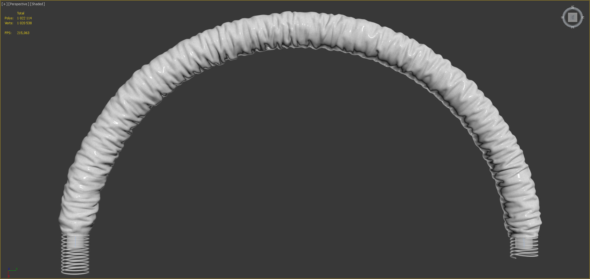 Foil Hose 3D model_12