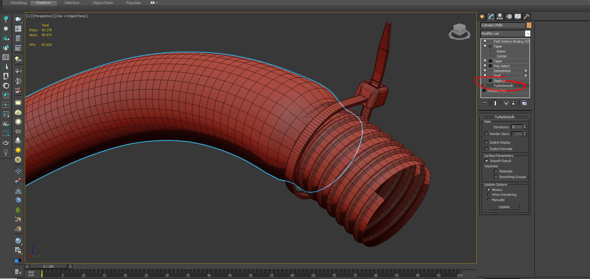 Foil Hose 3D model_4