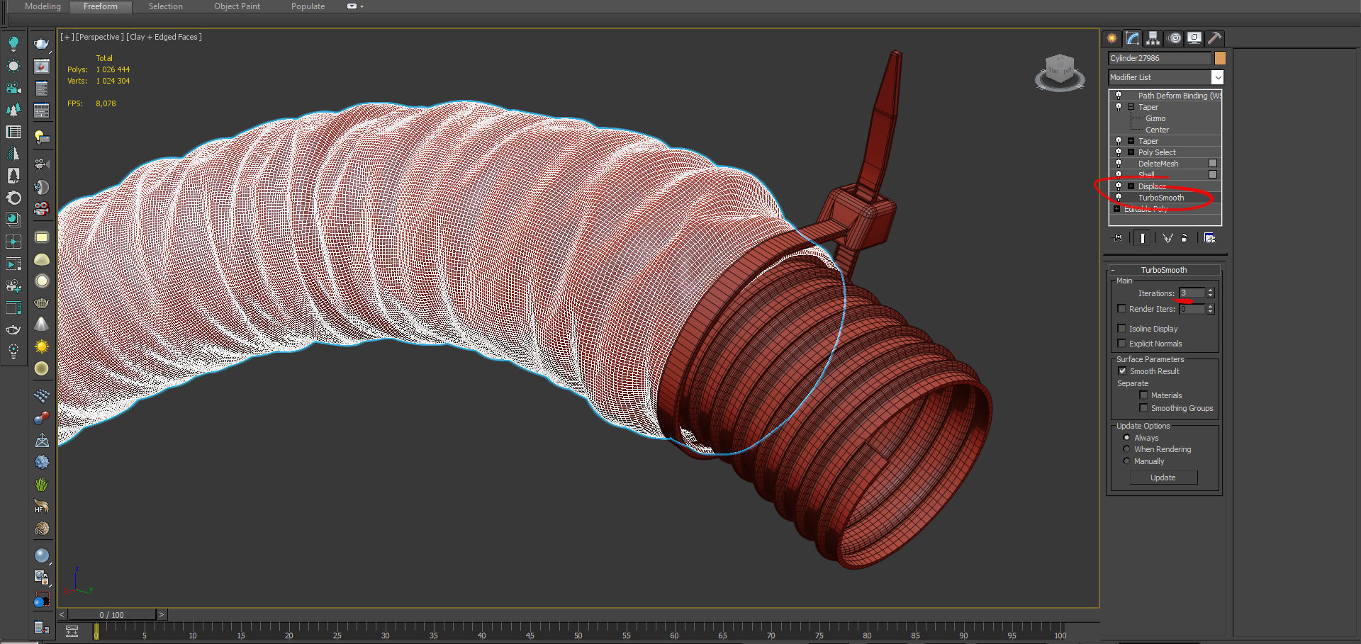 Foil Hose 3D model_5