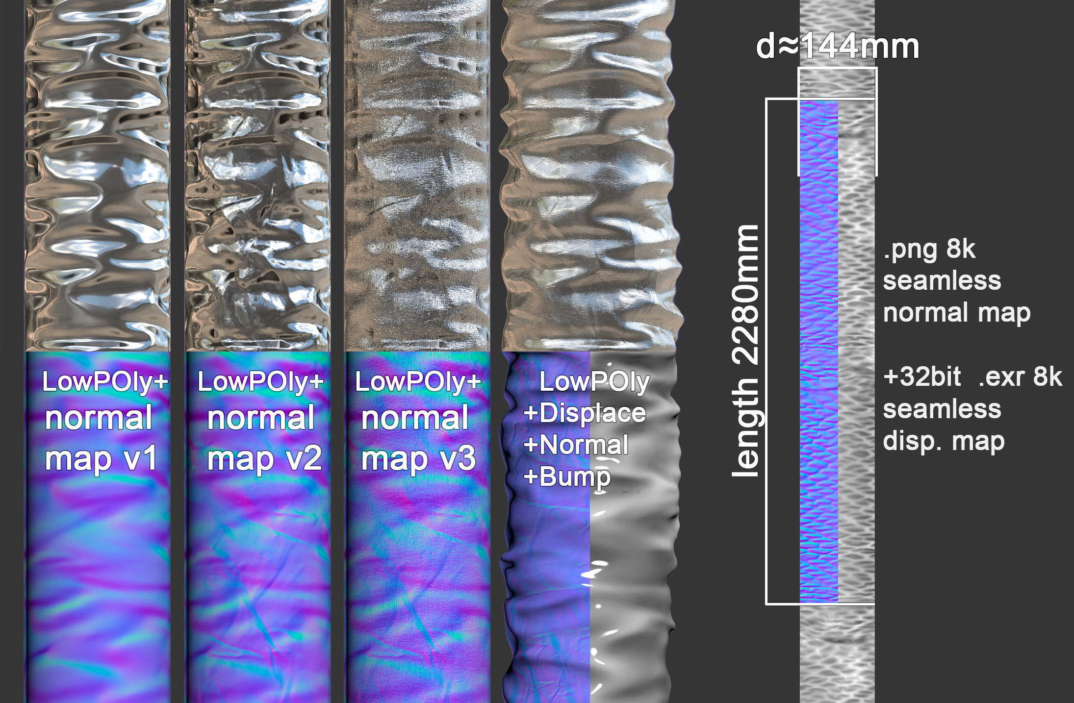 Foil Hose 3D model